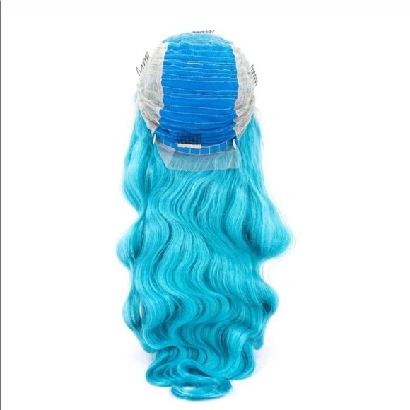 New Teal Temptress Front Lace Wig 20” main image 11